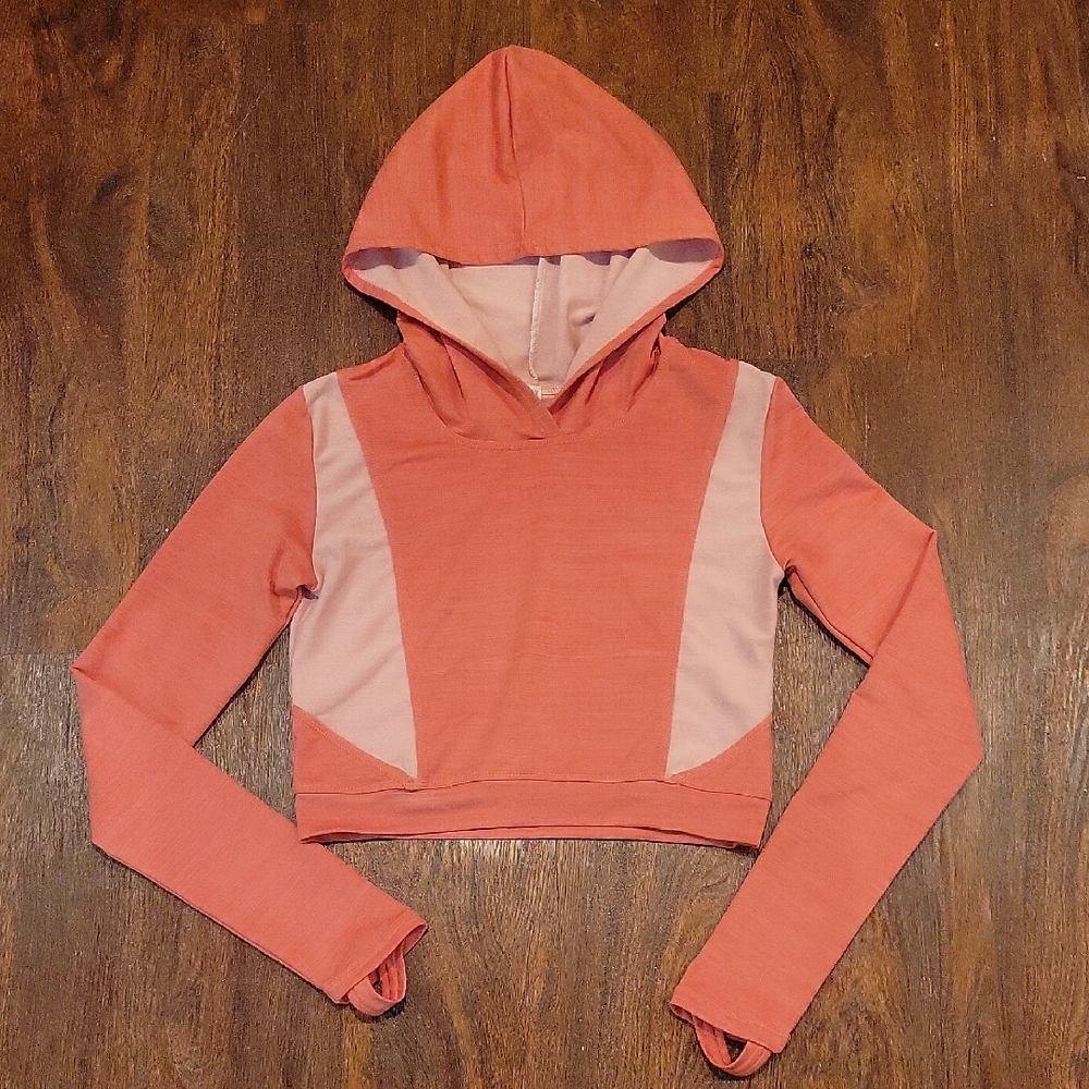 FP Movement Long Sleeve Hooded Cropped Top